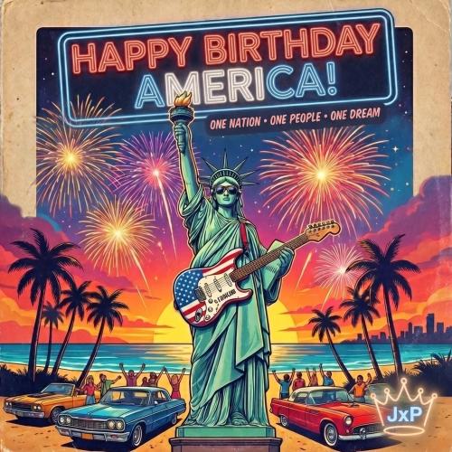 HAPPY BIRTHDAY,AMERICA! by JxP
